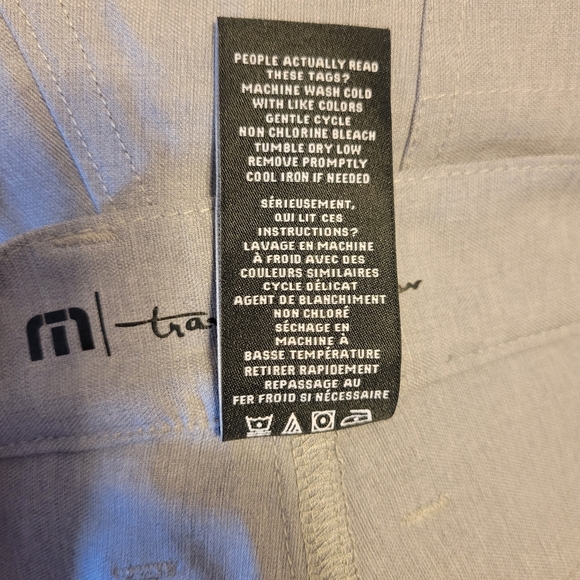 Travis Mathew Men Lightweight Performance Open To Close Grey Golf Pants. Size 36 - Picture 3 of 11